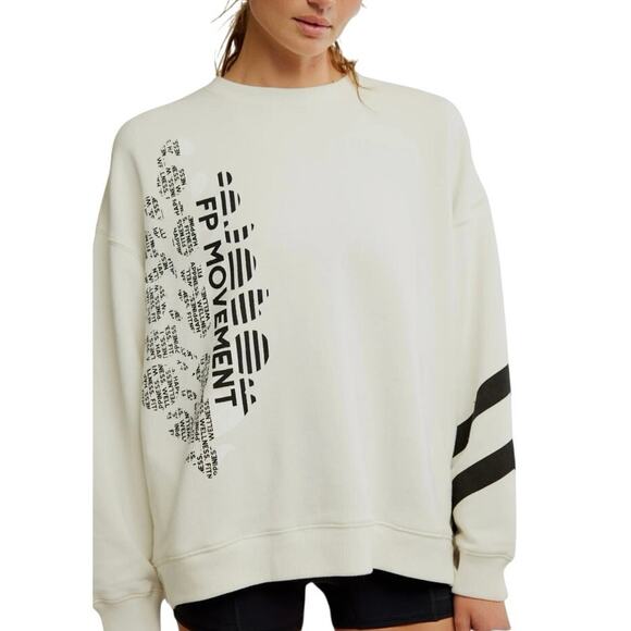 FP Movement All Star Oversize Graphic Sweatshirt NWT - Picture 6 of 6